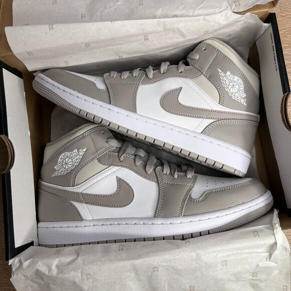 Air Jordan 1 Mid Linen Men - Picture 2 of 9